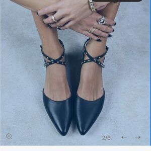 Bared Footwear Leather Flats